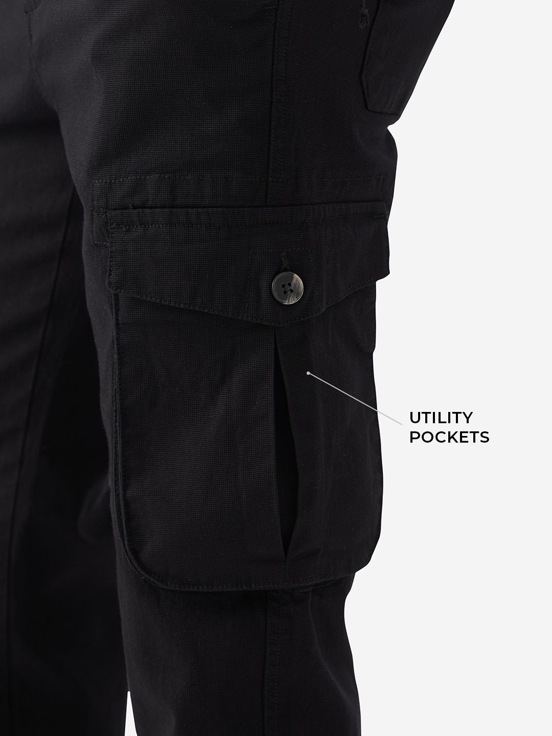 TSS Originals: Classic Black Men Cargo Pants