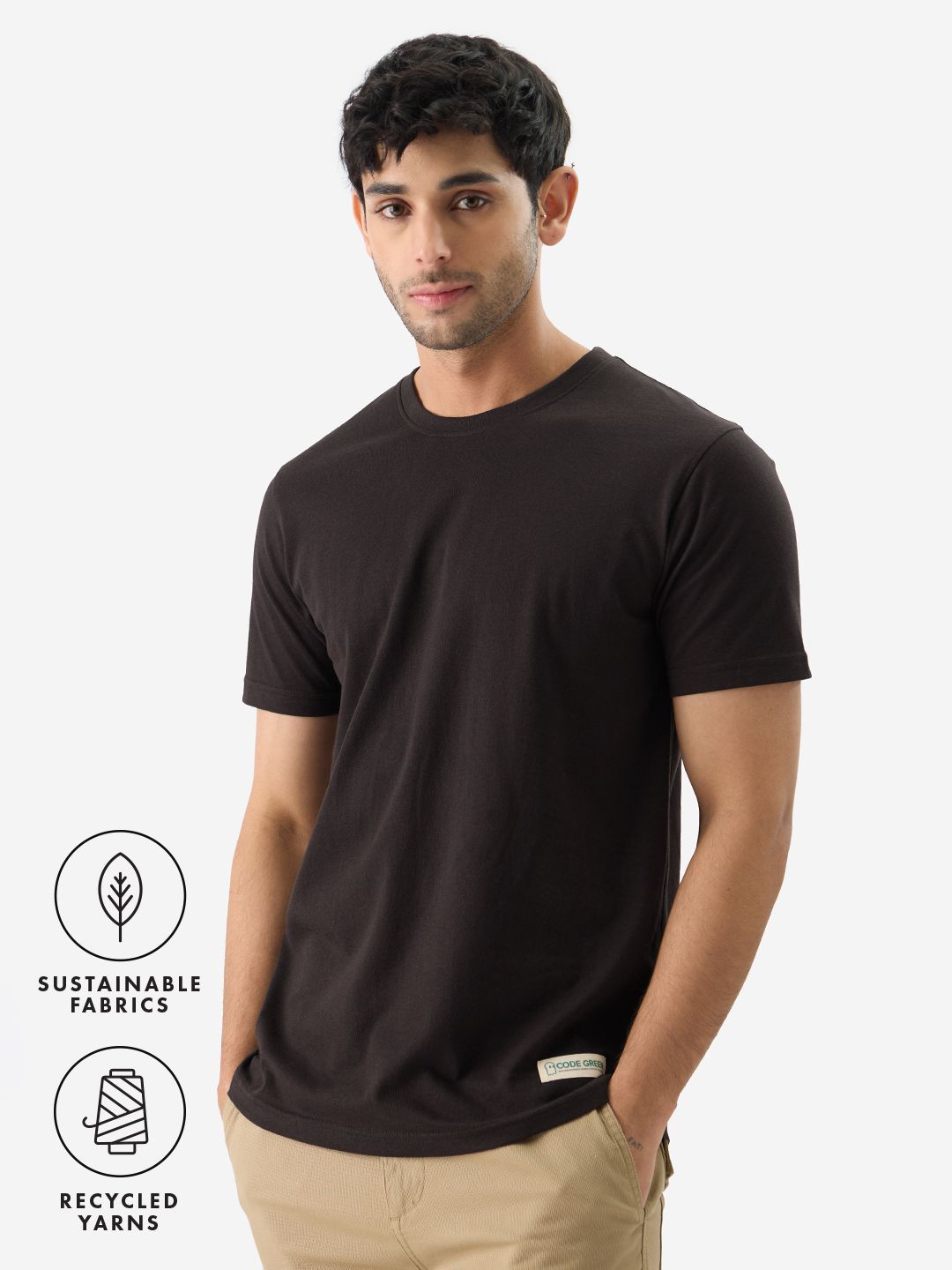 Classic Sustainable Tee: Coffee Brown T-Shirts