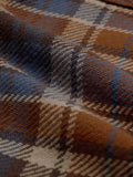 Plaids: Orion Brown Men Flannel Shackets