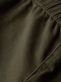Textured Utility Pants: Military Olive Men Cargo Pants