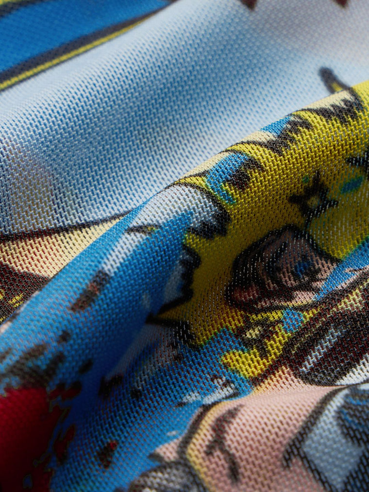 Wonder Woman: Comic Pattern Women Knit Tops