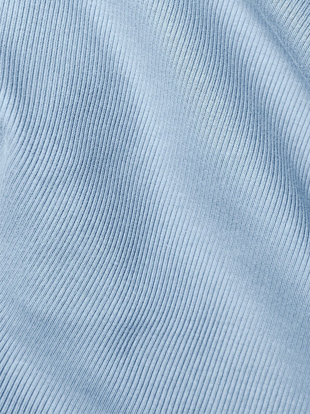 Essential Solids: Blue Women Cropped Polos