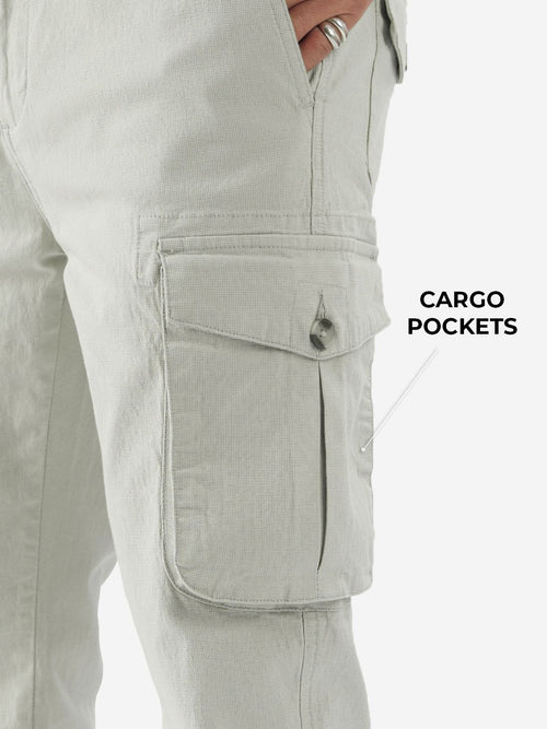 TSS Originals: Square Grey Men Cargo Pants