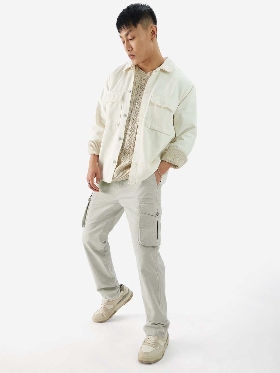 TSS Originals: Square Grey Men Cargo Pants
