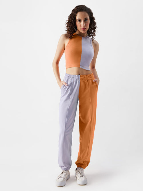 Easy Jogger: Sunset Hues Women Cinched Joggers
