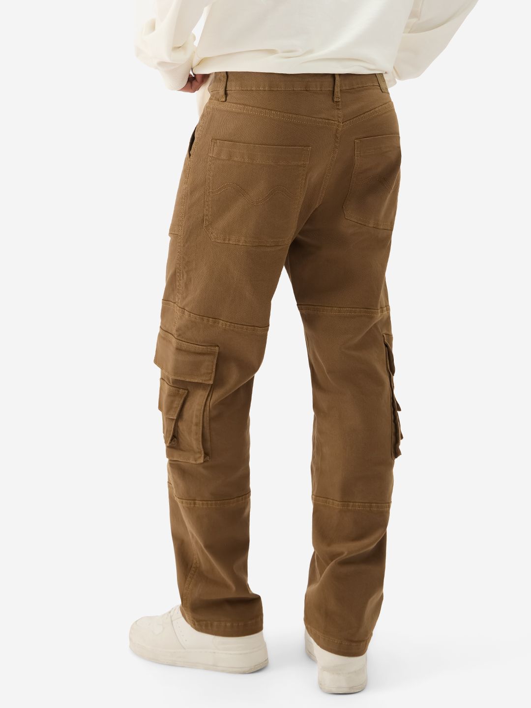 Solids: Rustic Men Cargo Jeans