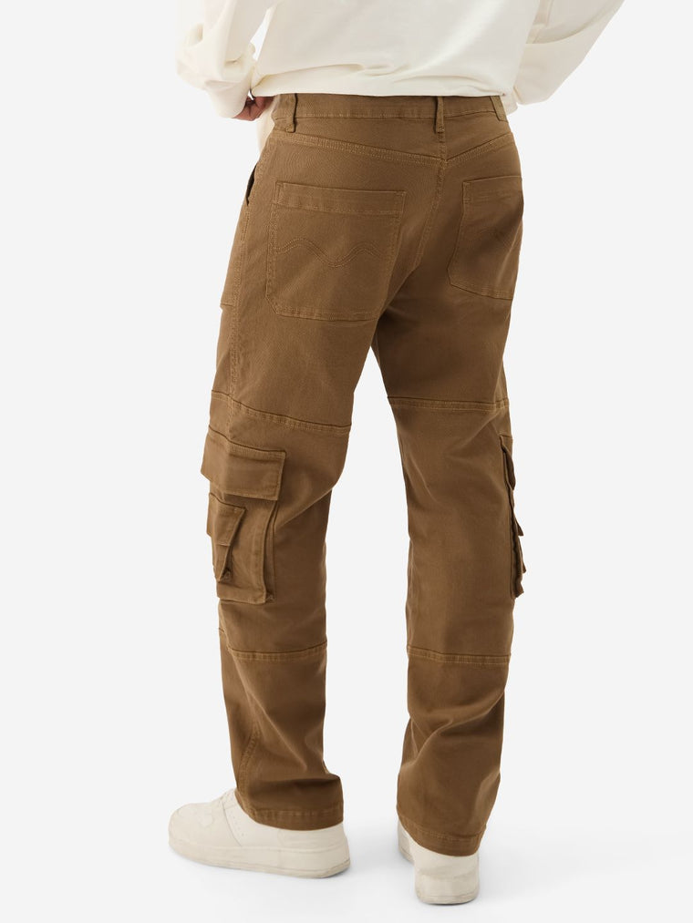Solids: Rustic Men Cargo Jeans