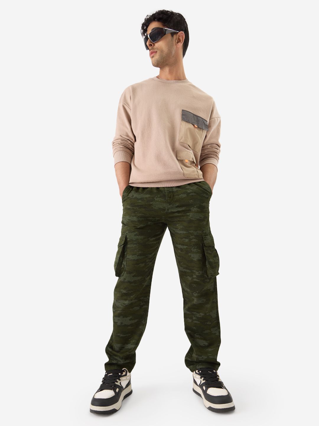 TSS Originals: Green Camo Men Cargo Pants