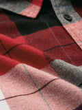 Plaid: Black, Blue and Red Men Relaxed Shirts