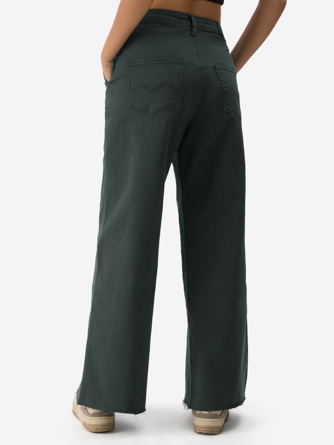 Wide-Leg Denim: Amanzi Women Wide Denims