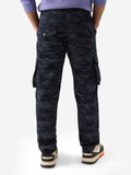 Solids: Camo Navy Men Cargo Pants