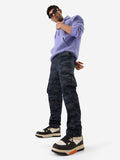 Solids: Camo Navy Men Cargo Pants