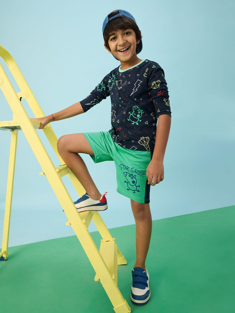 Peppa Pig: Stargazer Infant Boys Knit Shorts (0-2 Yrs)