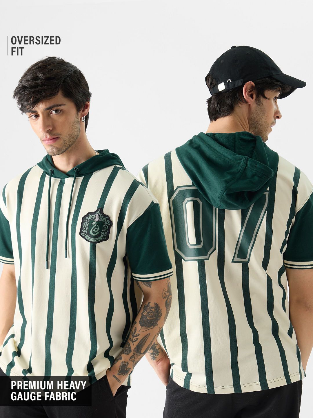 Harry Potter: Slytherin Hooded T-Shirts