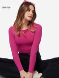 Essential Solids: Hot Pink Women Knit Tops
