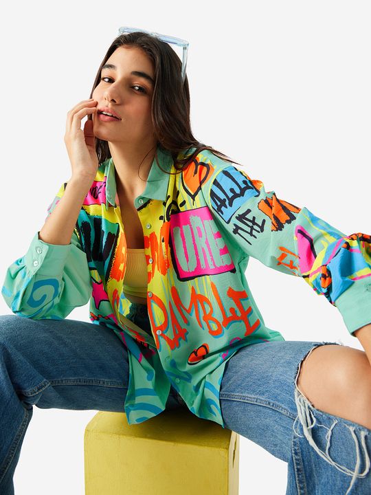 TSS Originals: Wanderlust Women Oversized Shirts