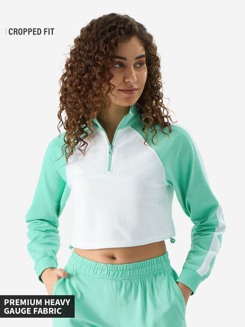 Applemint High Neck Top Women Knit Tops