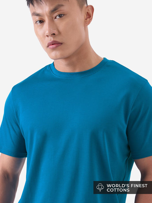 Supima: Teal Supima T-Shirts