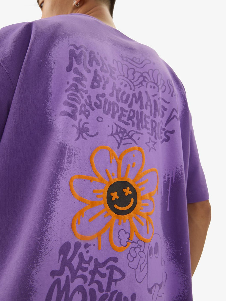 TSS Originals: Purple Oversized T-Shirts