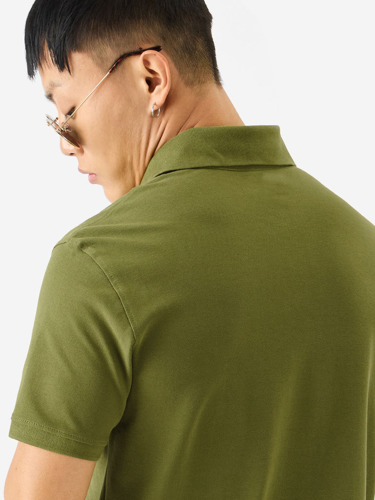 Solids: Olive Grove Oversized Polos