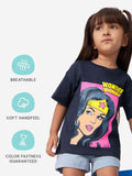 Wonder Woman: Fierce Girls Cotton T-Shirts (2-8 Yrs)