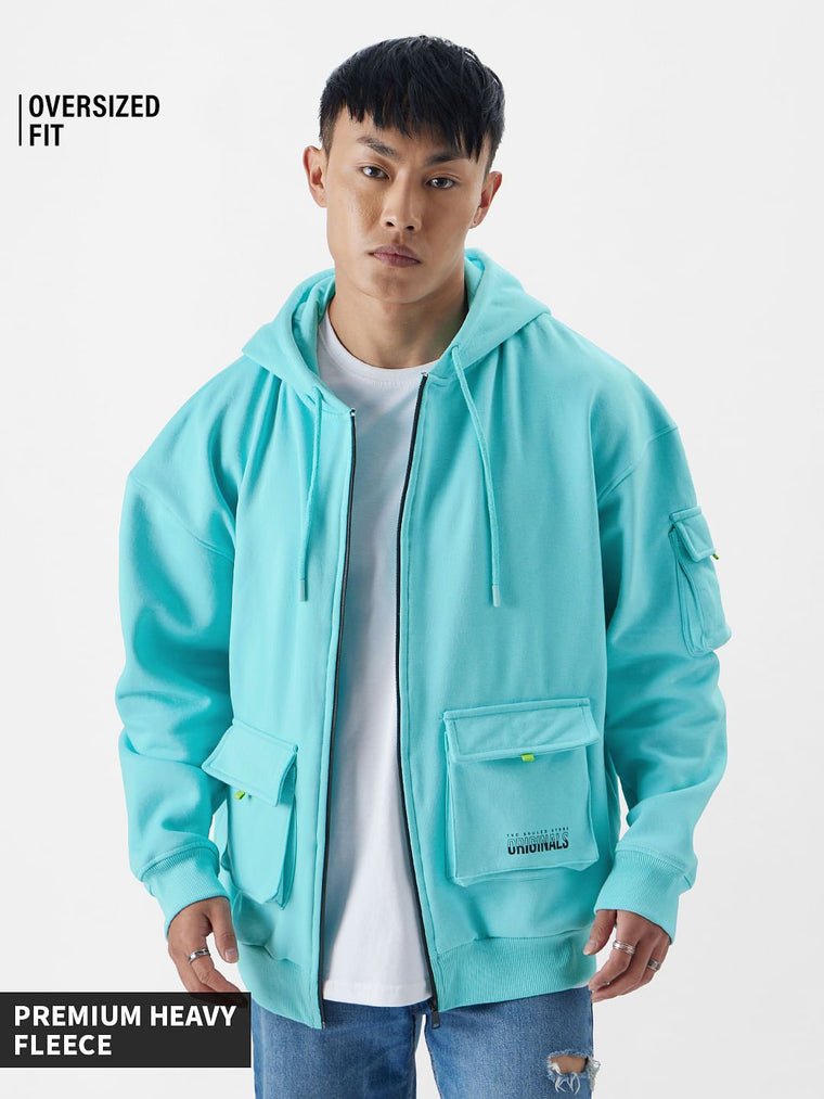 TSS Originals: Blue Flow Men Oversized Hoodies