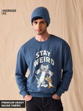 Tom And Jerry: Stay Weird Men Oversized Sweatshirts