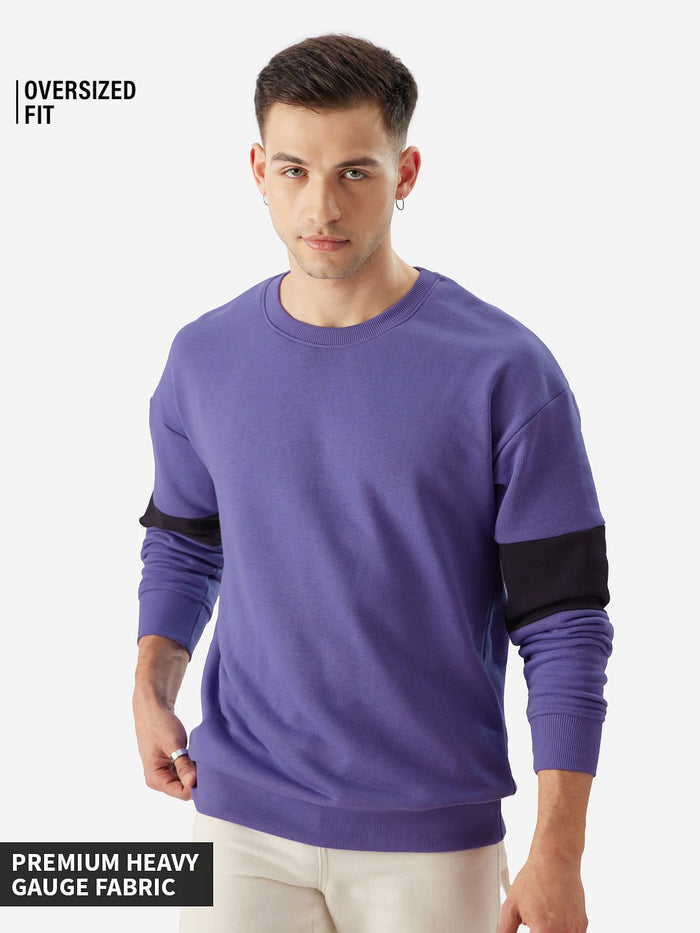 TSS Originals: Violet Berry Men Oversized Sweatshirts