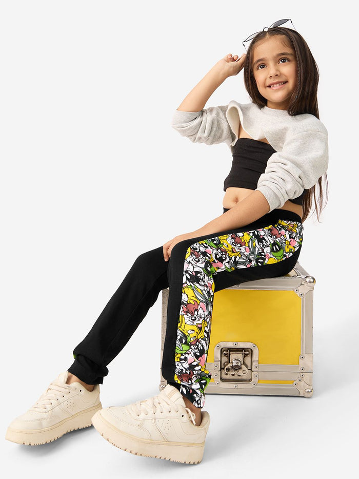 Looney Tunes: Stripes Girls Cotton Leggings (2-8 Yrs)