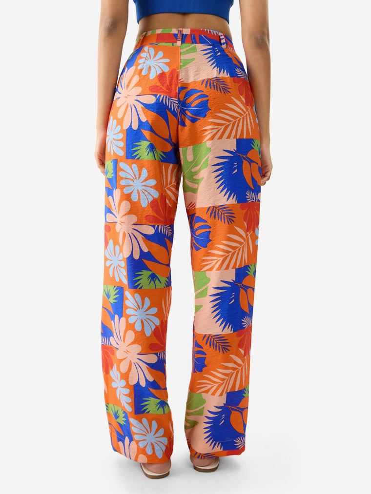 TSS Originals: Leafy Charm Women Straight Pants