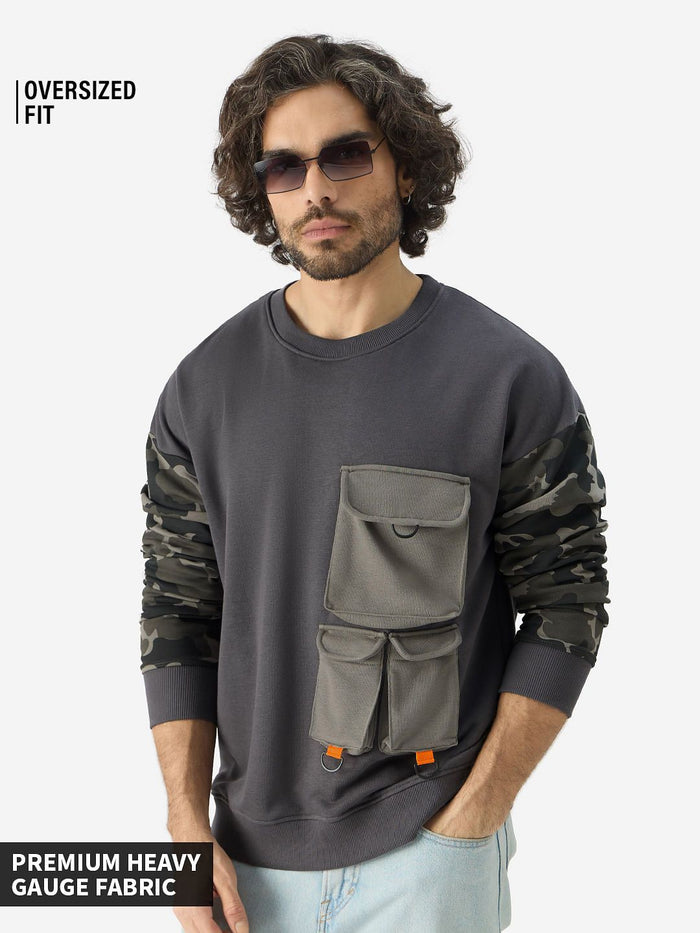 TSS Originals: Black Ops Men Oversized Sweatshirts