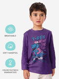 TSS Originals: Cool T-Rex Boys Cotton Full Sleeve T-Shirts (2-8 Yrs)
