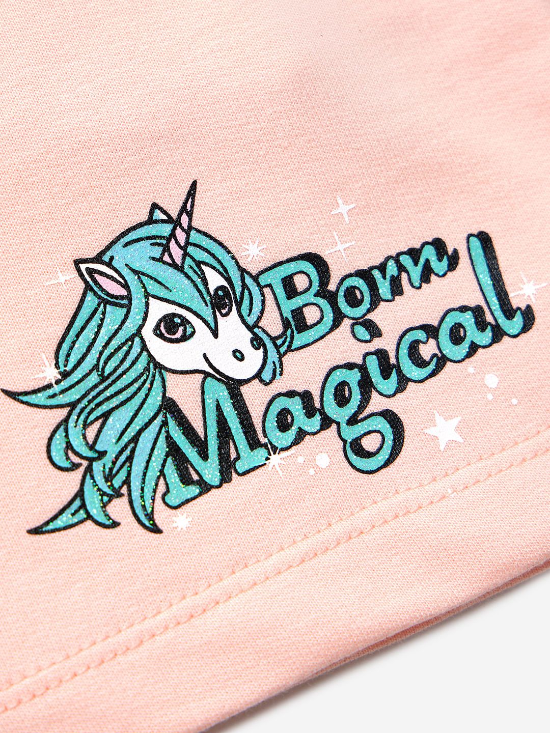 TSS Originals: Born Magical Girls Cotton Shorts (2-8 Yrs)