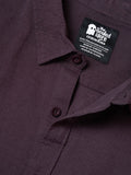Cotton Linen: Berry Cotton Linen Shirts