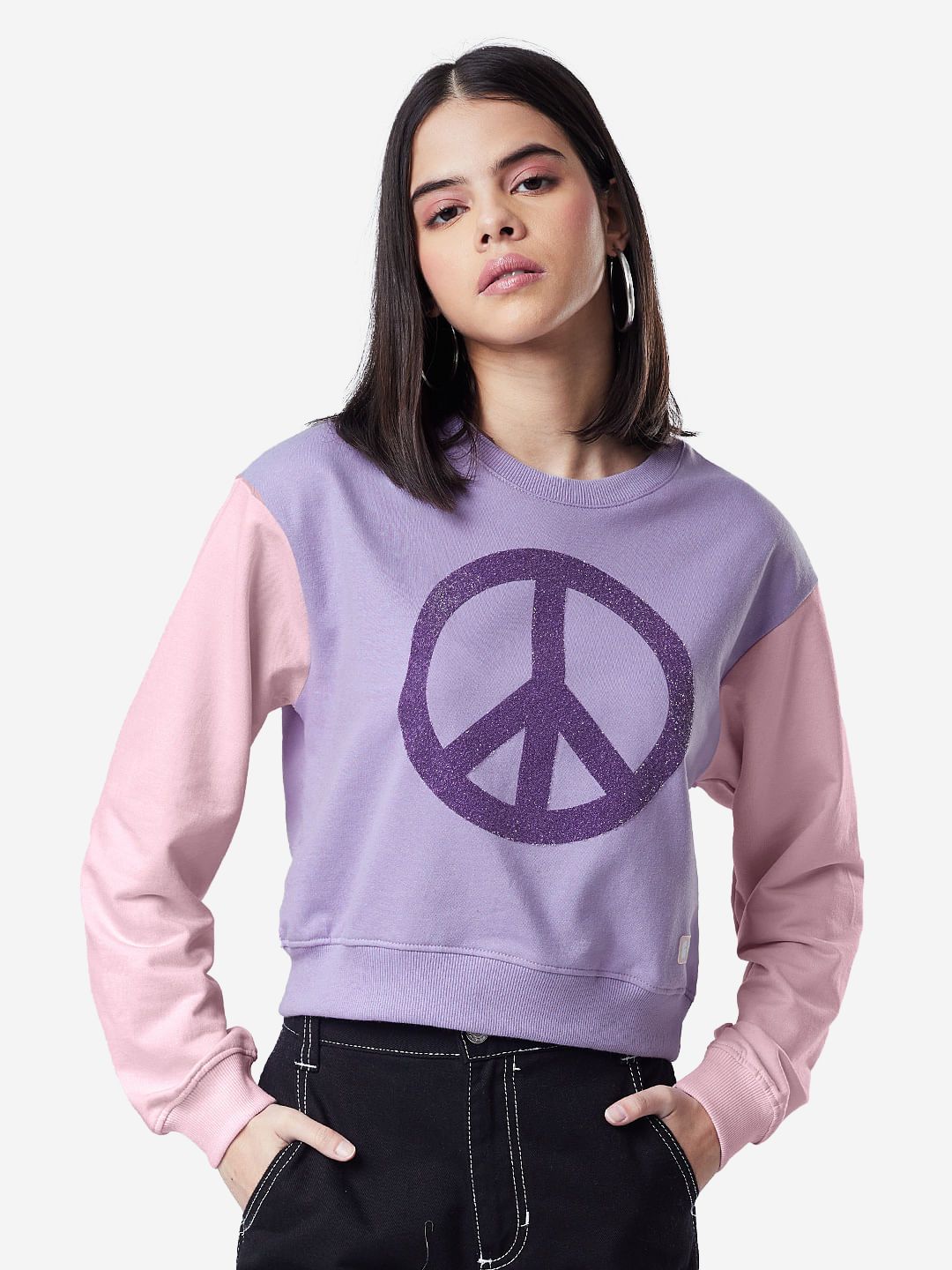 Peacekeeper Women Cropped Sweatshirts