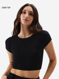 Essential Solids: Pure Black Women Knit Tops