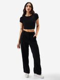 Essential Solids: Pure Black Women Knit Tops