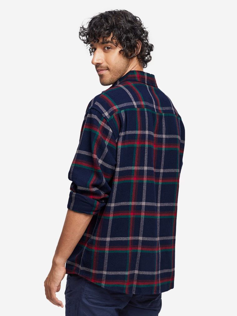 Plaid: Red Men Utility Shirts