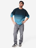 Tie-Dye: Blue Topaz Oversized Full Sleeve T-Shirts