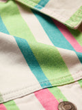 TSS Originals: Blossom Stripes Women Denim Jackets
