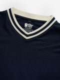 Solids: Navy Oversized Full Sleeve T-Shirts