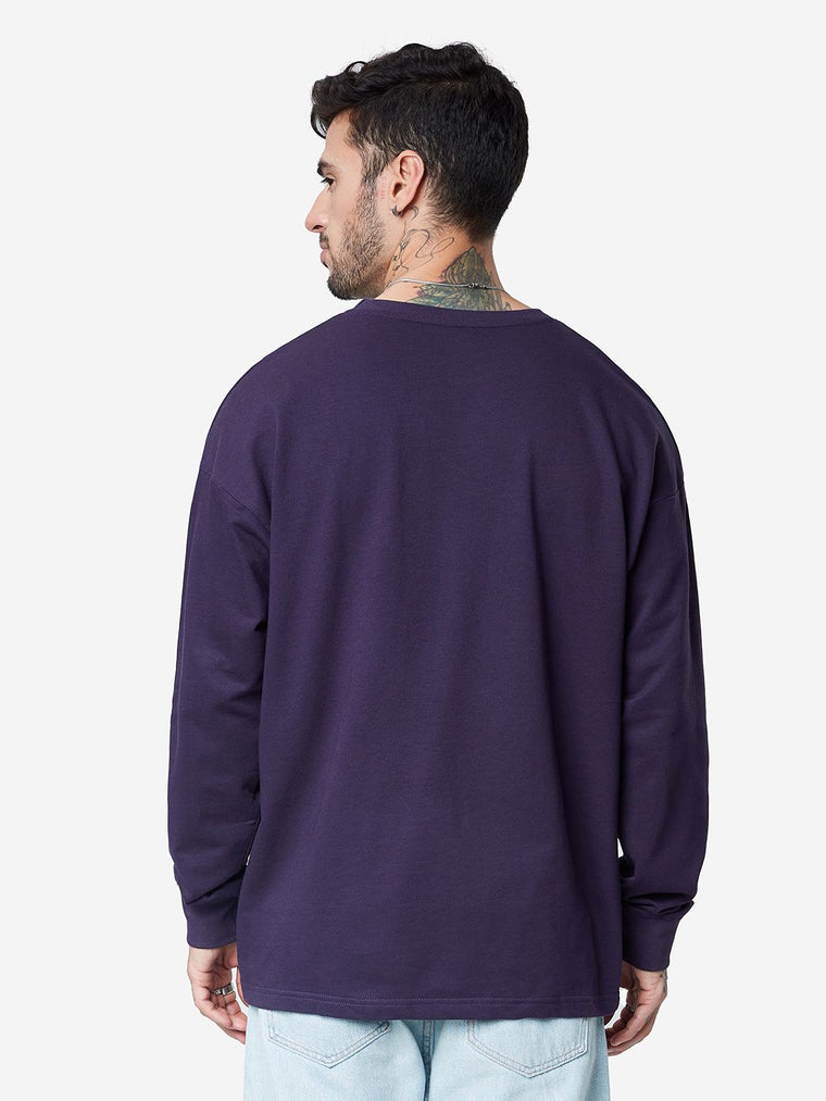 Oversized T-Shirt: Forest Berry Oversized Full Sleeve T-Shirts