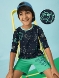 Peppa Pig: Space Explorer Boys Cotton Full Sleeve T-Shirts (2-8 Yrs)
