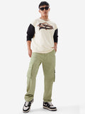 Solids: Green Men Cargo Pants