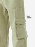 Solids: Green Men Cargo Pants