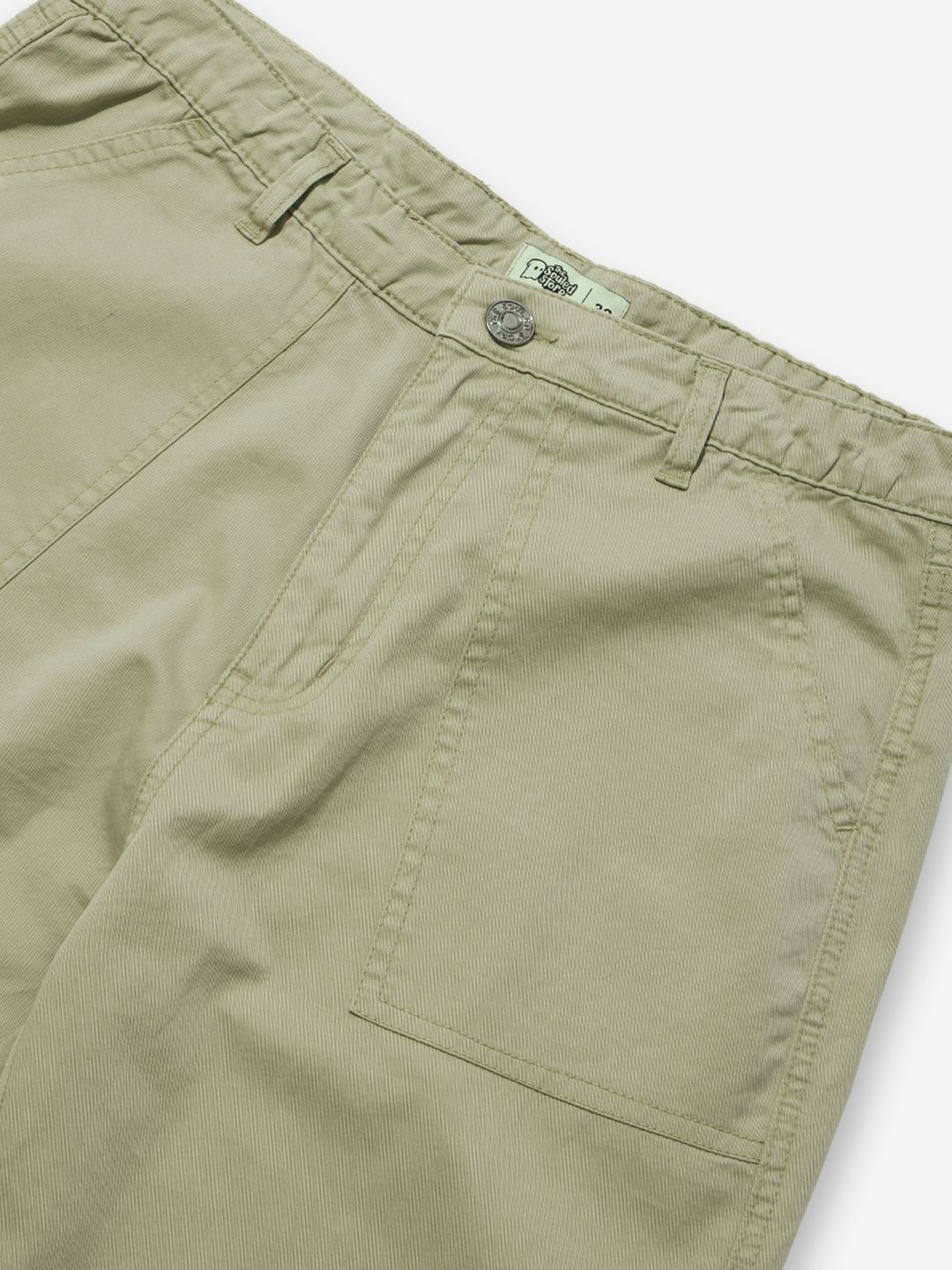 Solids: Green Men Cargo Pants