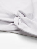 Essential Solids: Serene White Women Knit Tops