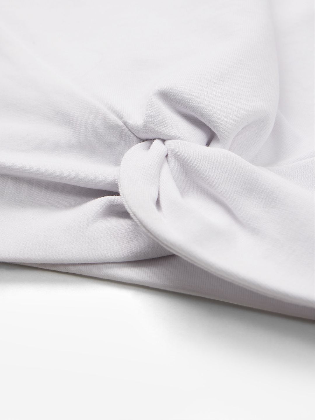 Essential Solids: Serene White Women Knit Tops