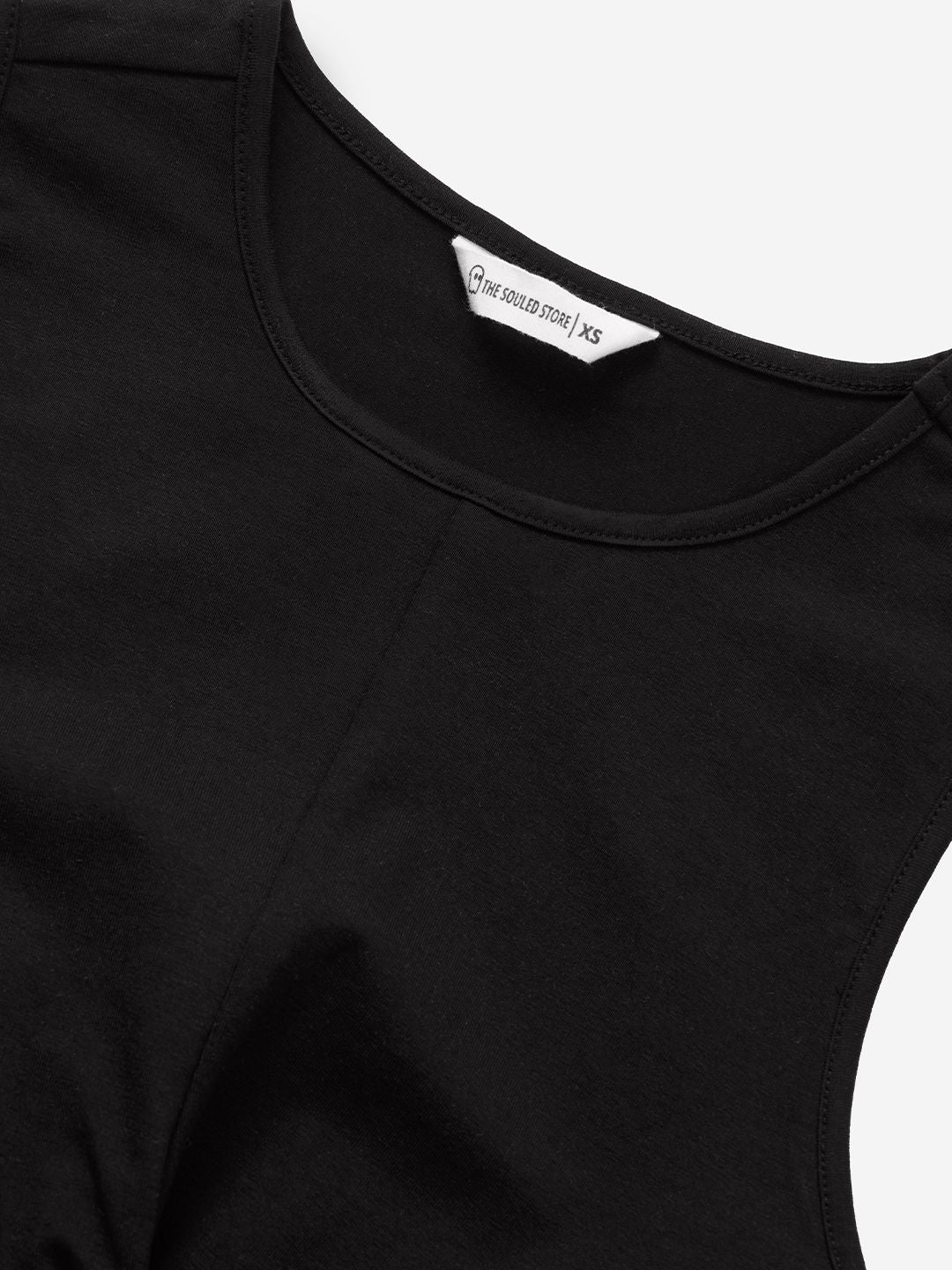 Essential Solids: Ink Black Women Knit Tops