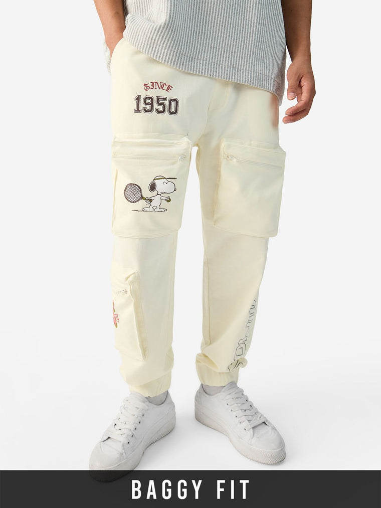 Peanuts: Street Champ Men Oversized Joggers